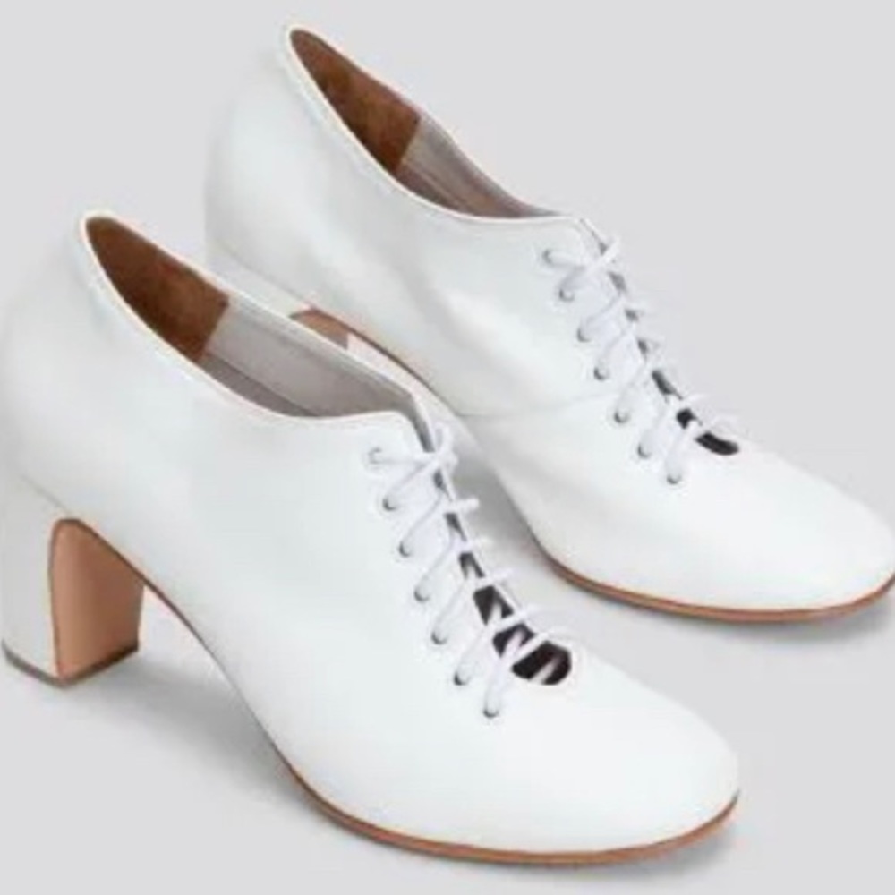 Brand new Rachel Comey Tilla Heel, leather, white, size 7